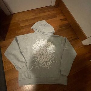 Spode Gray Hoodie with Web Design